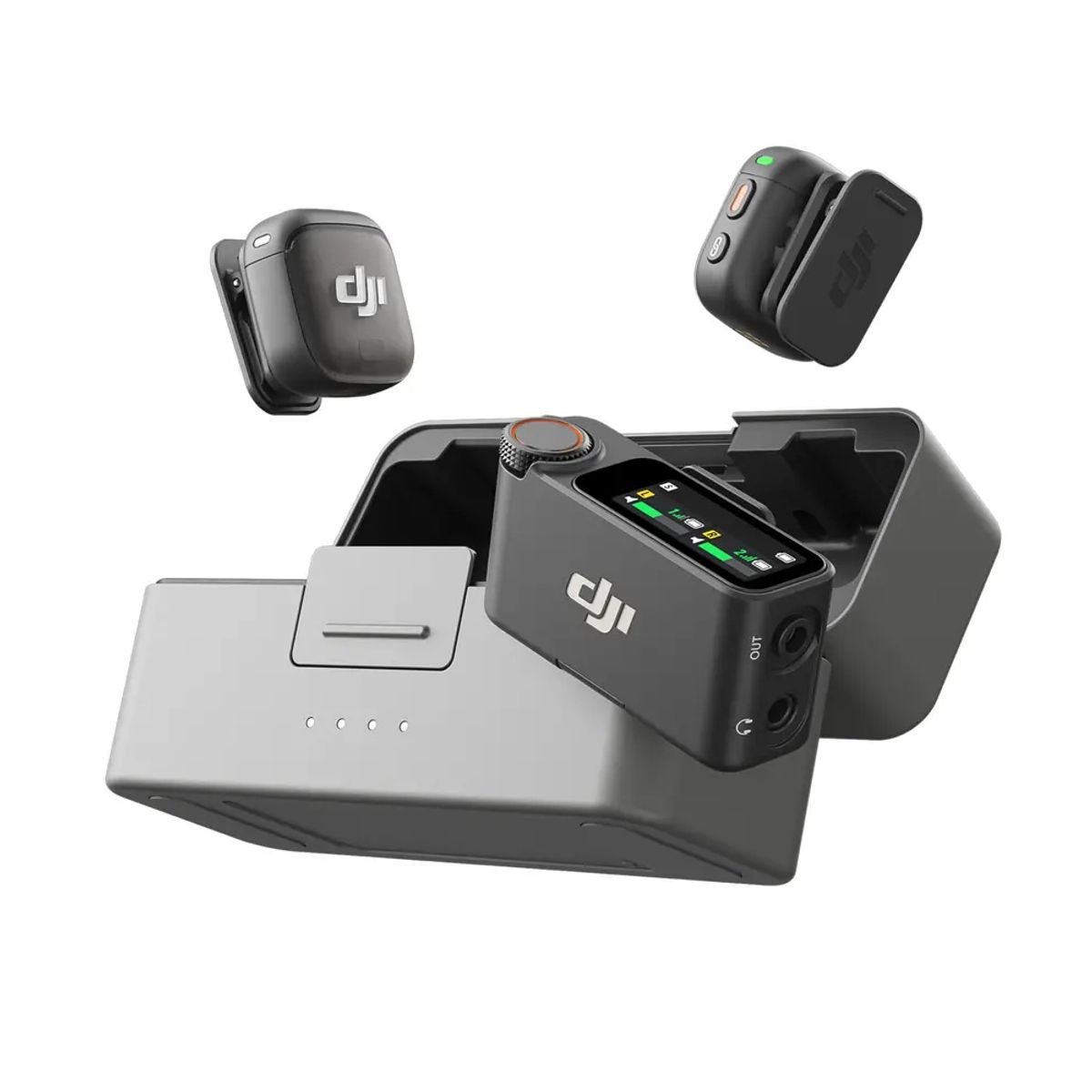 DJI - Micrófono DJI Mic 3 (2 TX + RX 1 + Estuche de carga)