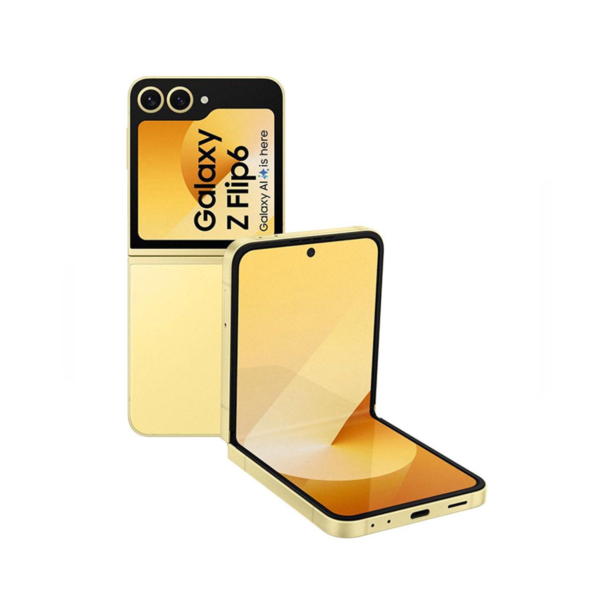 SAMSUNG - SAMSUNG Galaxy Z Flip 6 256 GB Amarillo SM-F728B Reacondicionado Grado A