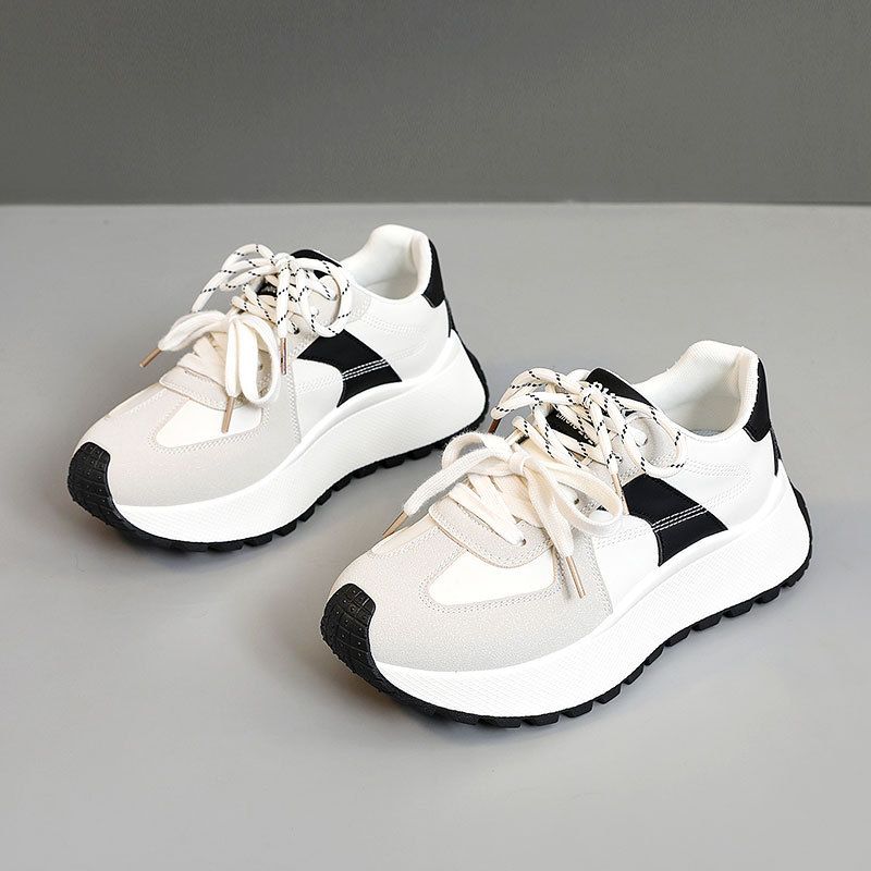 DANWEILE - Zapatillas casuales de suela gruesa para mujer