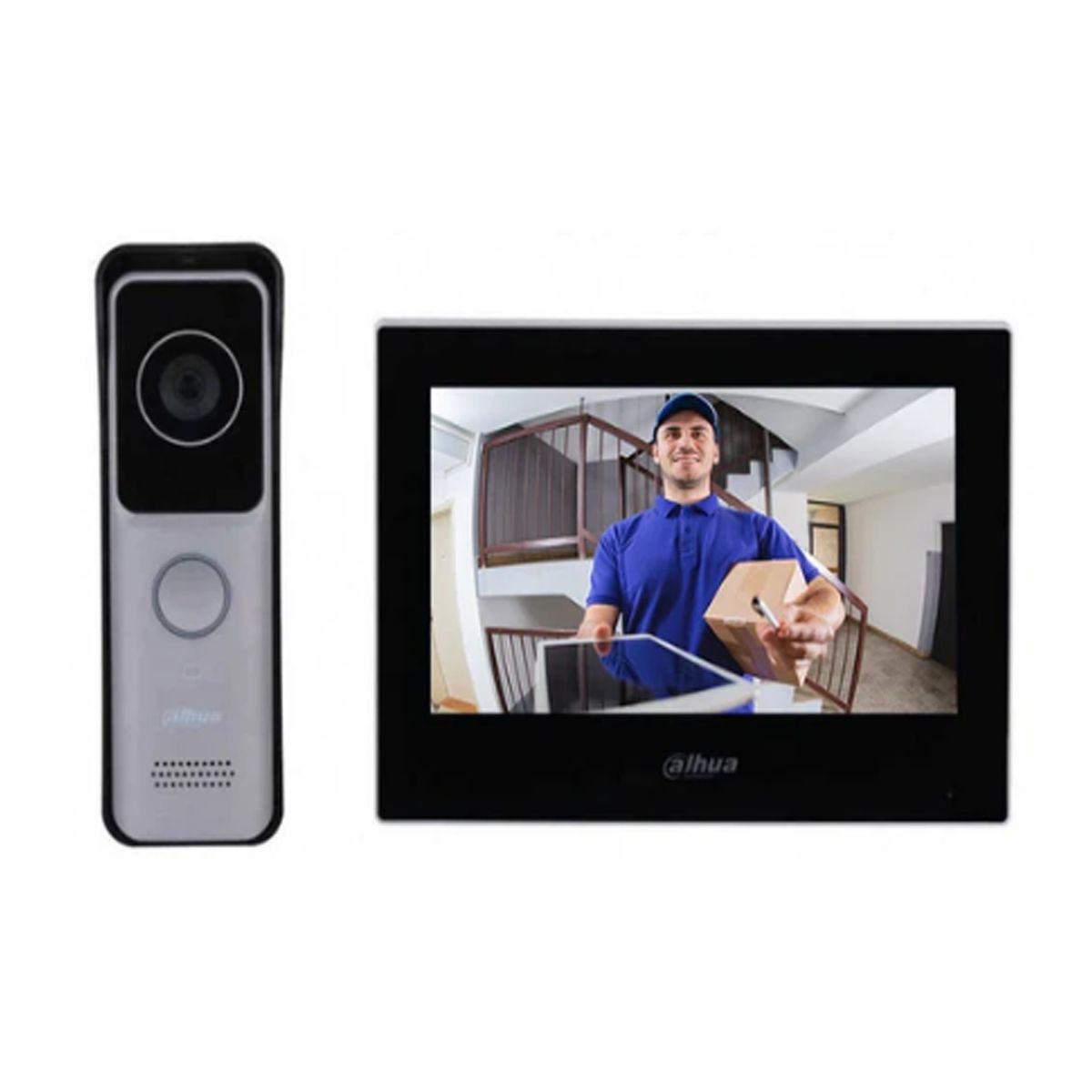 DAHUA - KIT VIDEO PORTERO DAHUA HOGAR IP VTH2621G-WP PN VTO2311R-WP