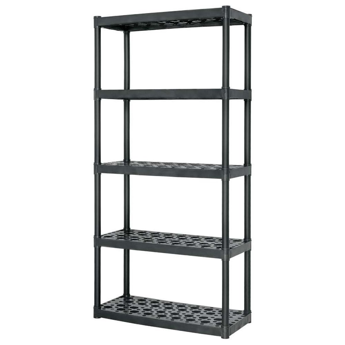 TRUPER - Estante Plastico Pesado 5 Niveles Truper 19943 Color Negro