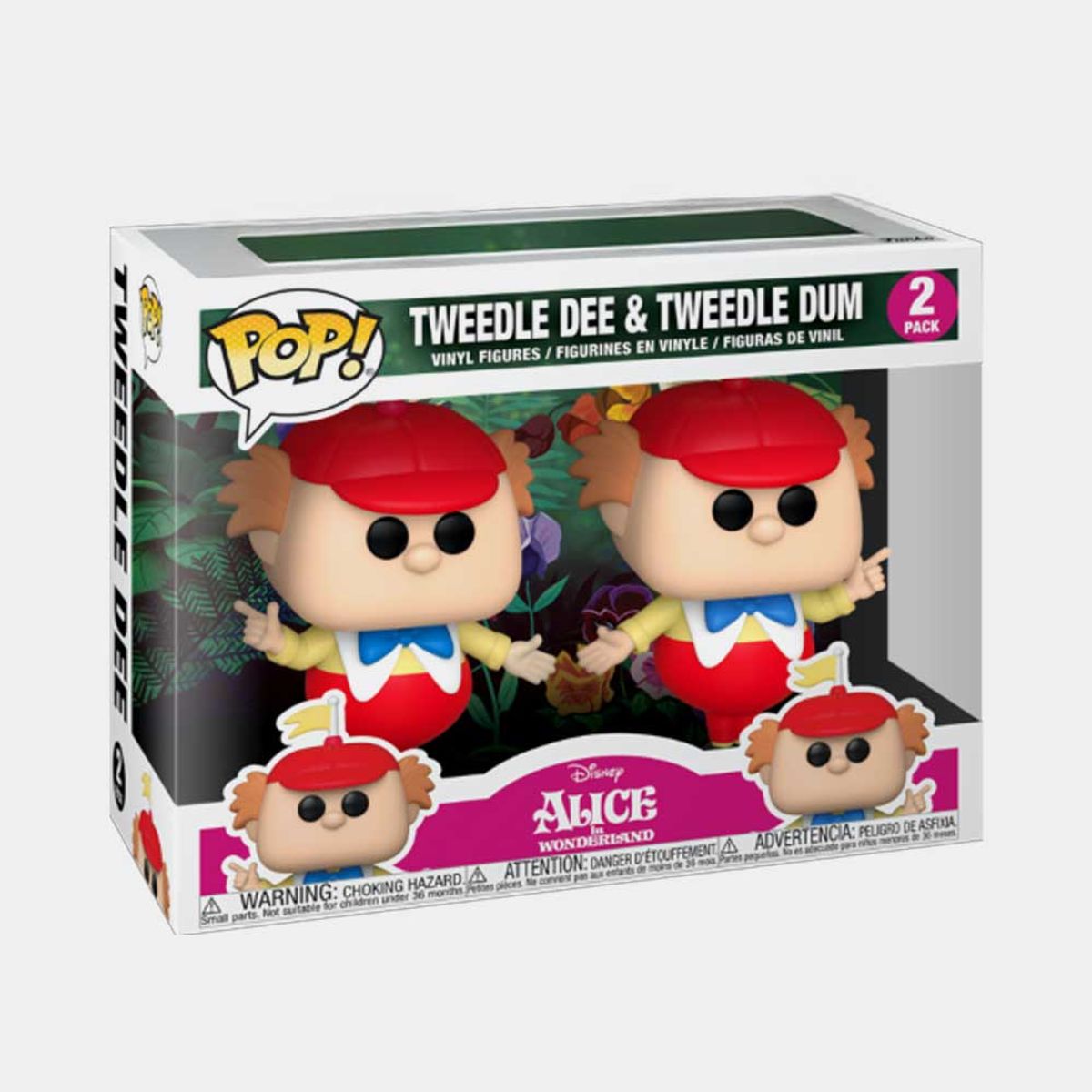 FUNKO - FUNKO POP ALICE IN WONDERLAND - TWEEDLE DEE & TWEEDLE DUM