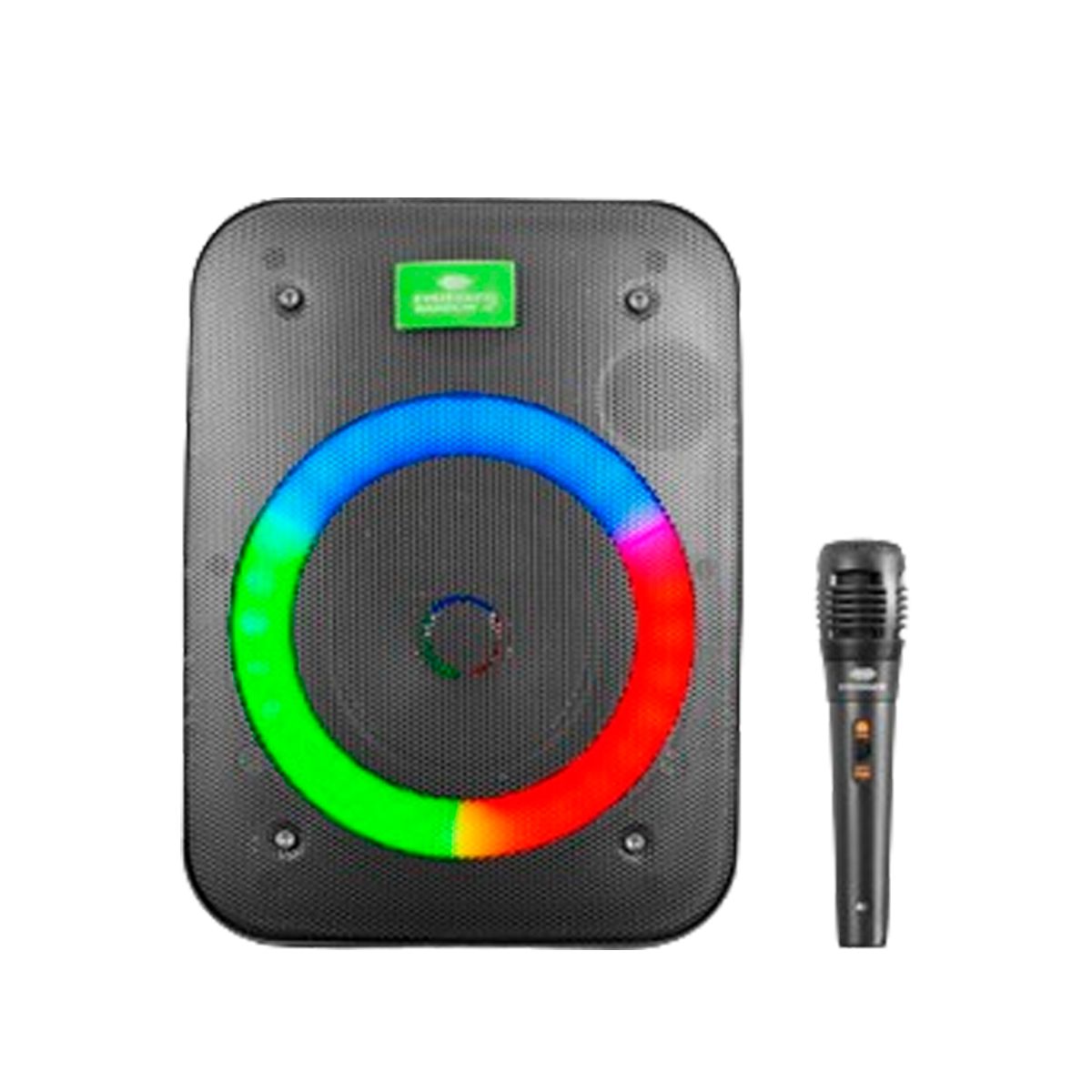 EVERSOUND - PARLANTE PORTATIL RAINBOW 4“ EV1055 FM USB SD BLUETOOTH