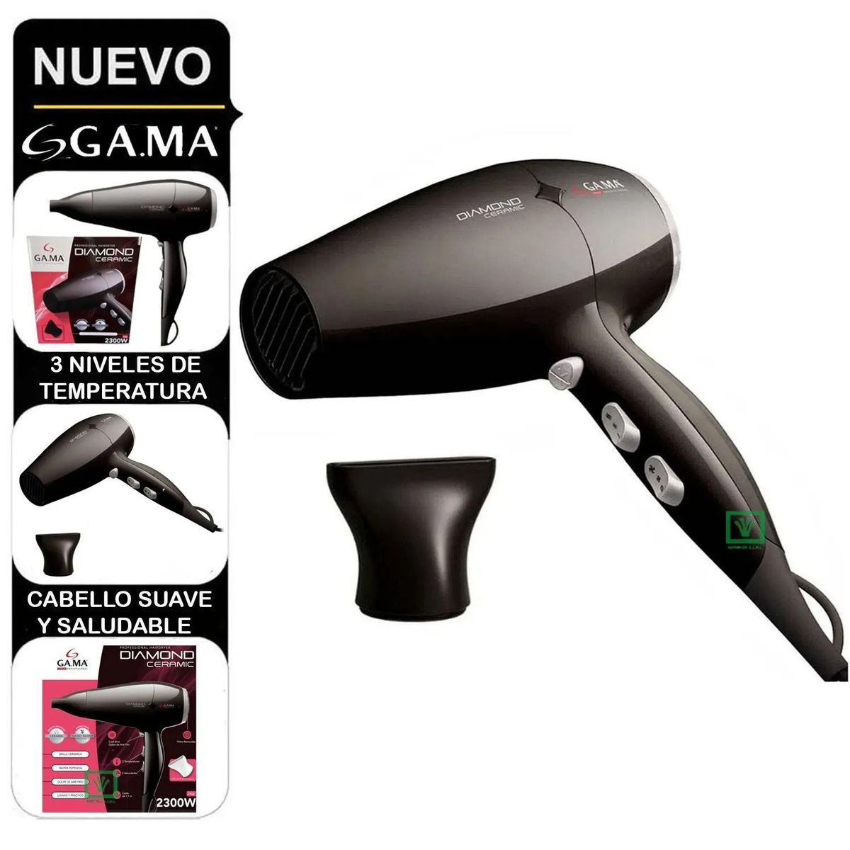 Gama - Secador de Cabello Diamond Ceramic Std 2300W