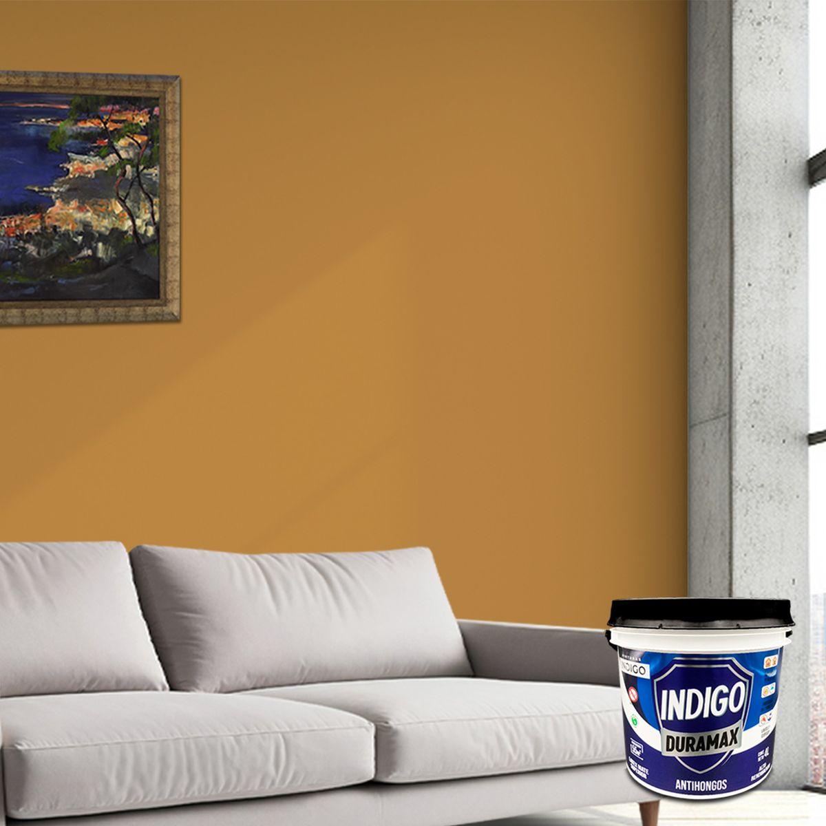 PINTURAS INDIGO - Látex INDIGO DURAMAX Amarillo Ocre