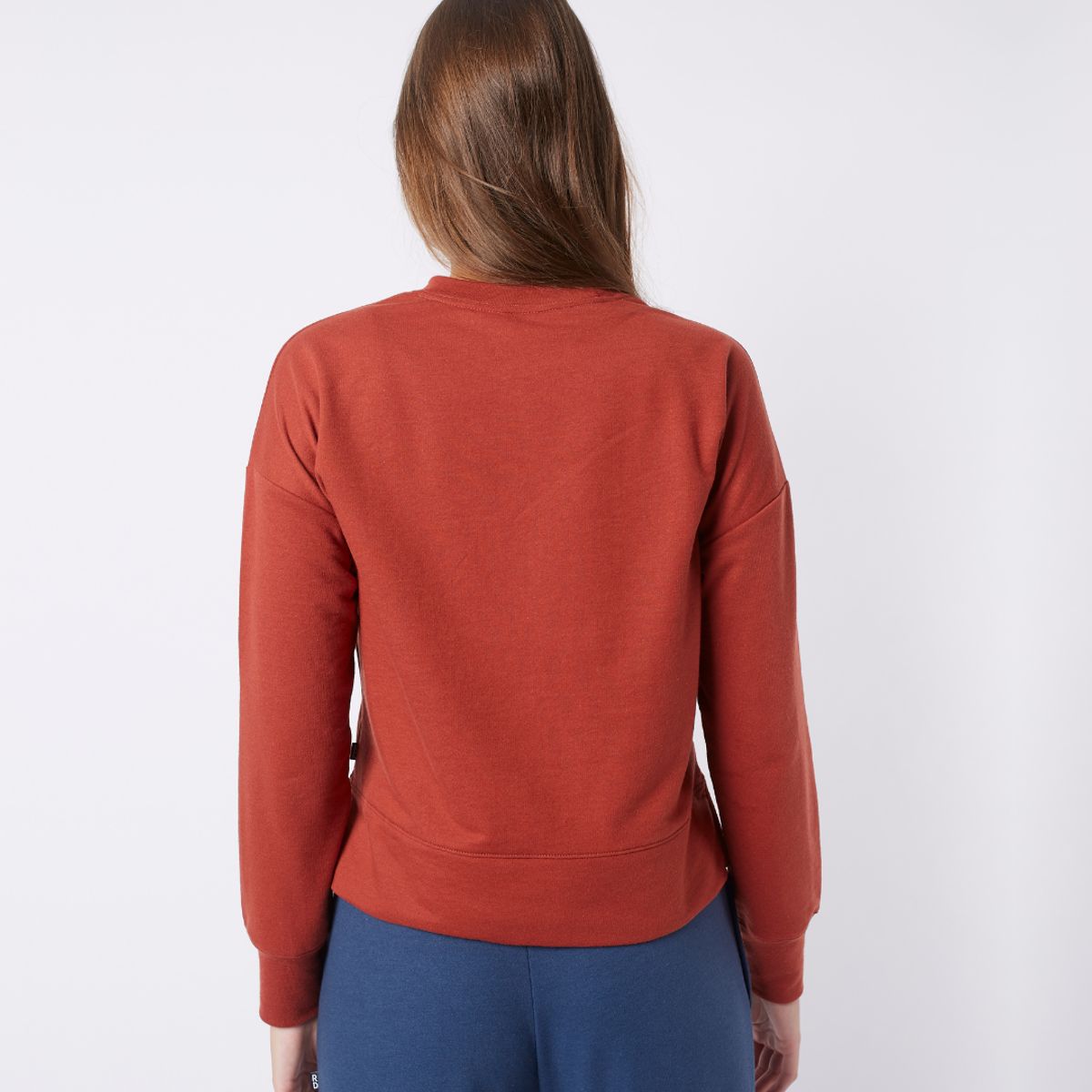 RISING DRAGON - Polo Boxy Manga Larga - Terracota