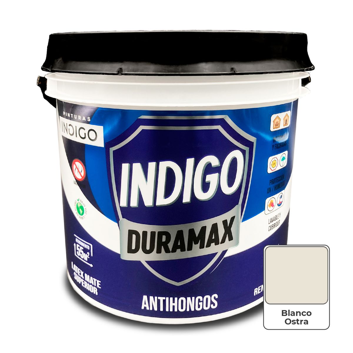 PINTURAS INDIGO - Látex INDIGO DURAMAX Blanco Ostra