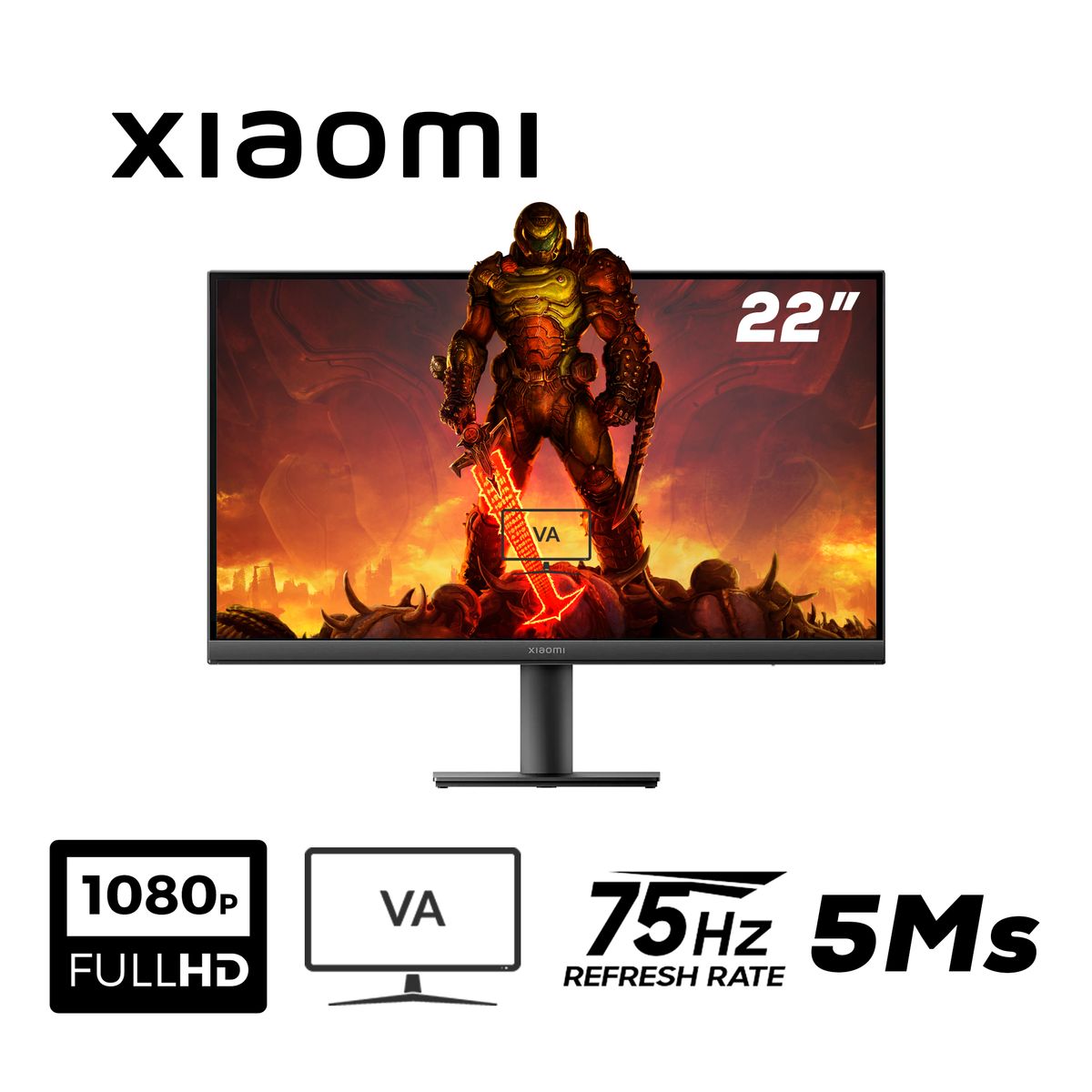 XIAOMI - Monitor Gamer Xiaomi A22i FHD VA 22 75Hz