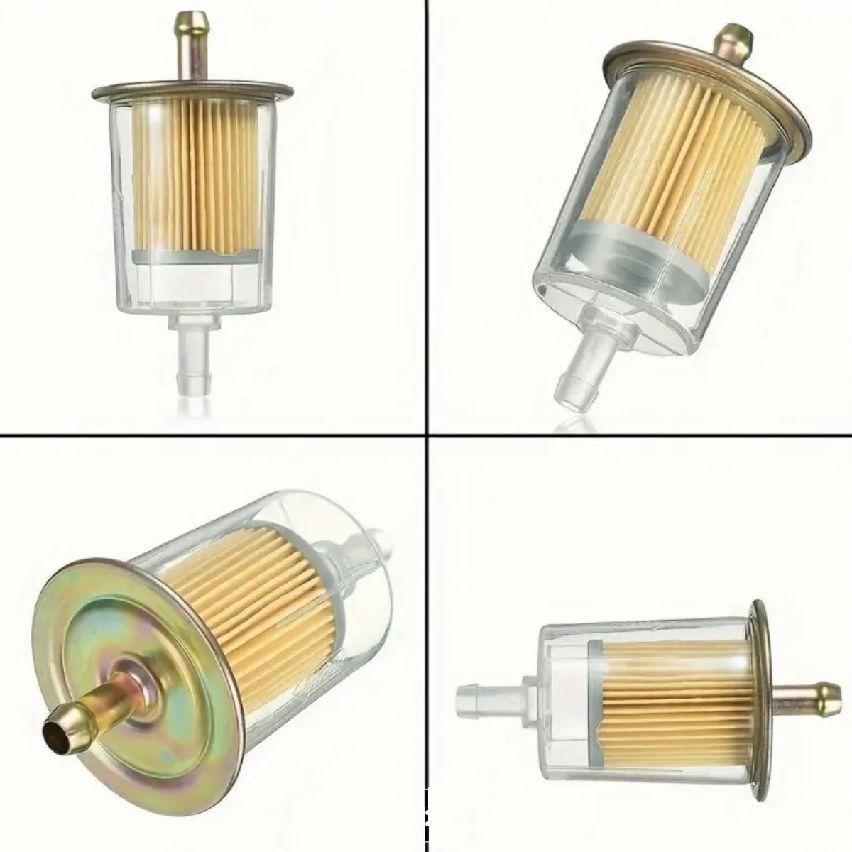GENERICO - Filtro de Combustible para Moto Gasolina Carro Auto Yate