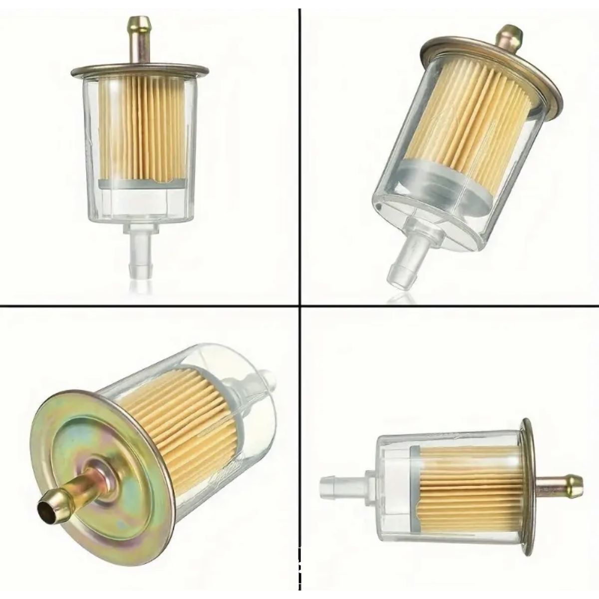 GENERICO - Filtro de Combustible para Moto Gasolina Carro Auto Yate