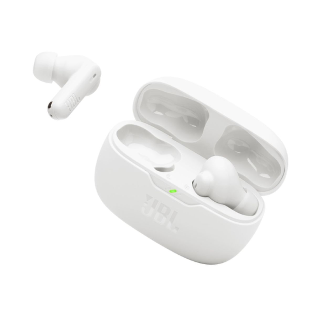 JBL - Audifonos Bluetooth JBL Wave BEAM 2 TWS Pure Bass Blanco