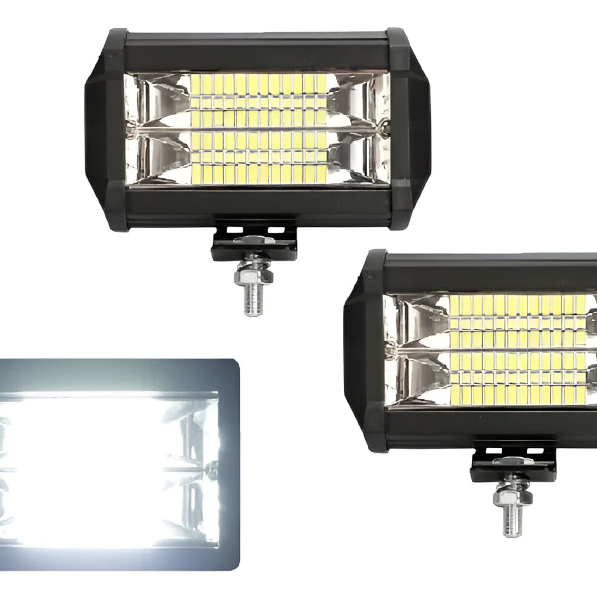 JET - Barra LED 24 LEDs 72W 13x7.5x6.5cm 1pcs