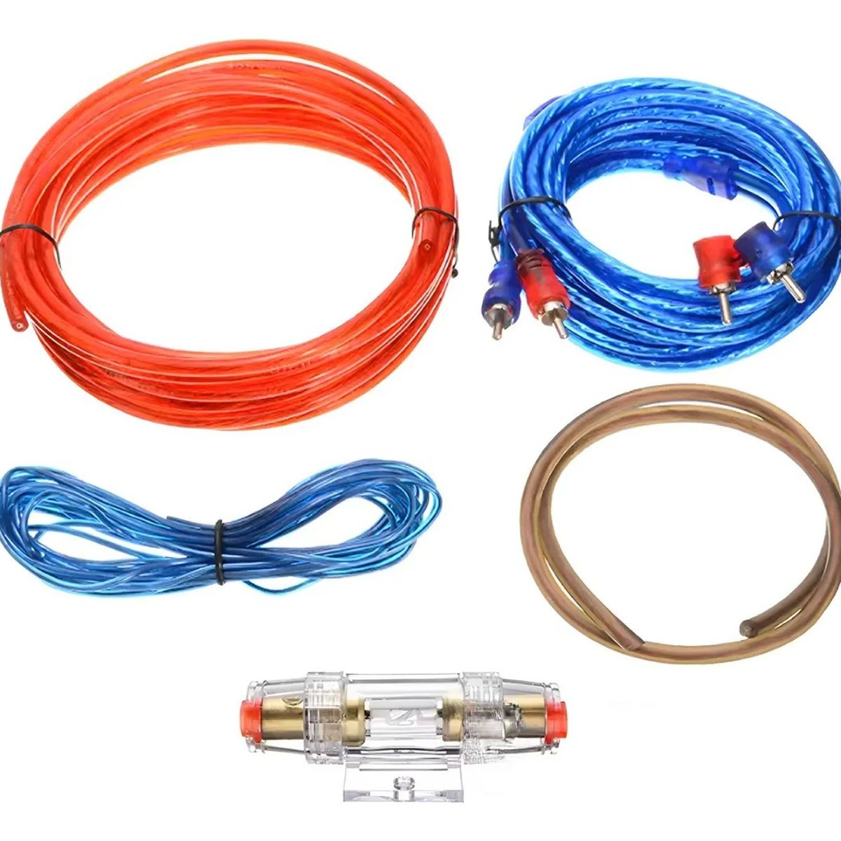 JET - Kit Cable de Audio para Amplificador 5m 10GA 1000W