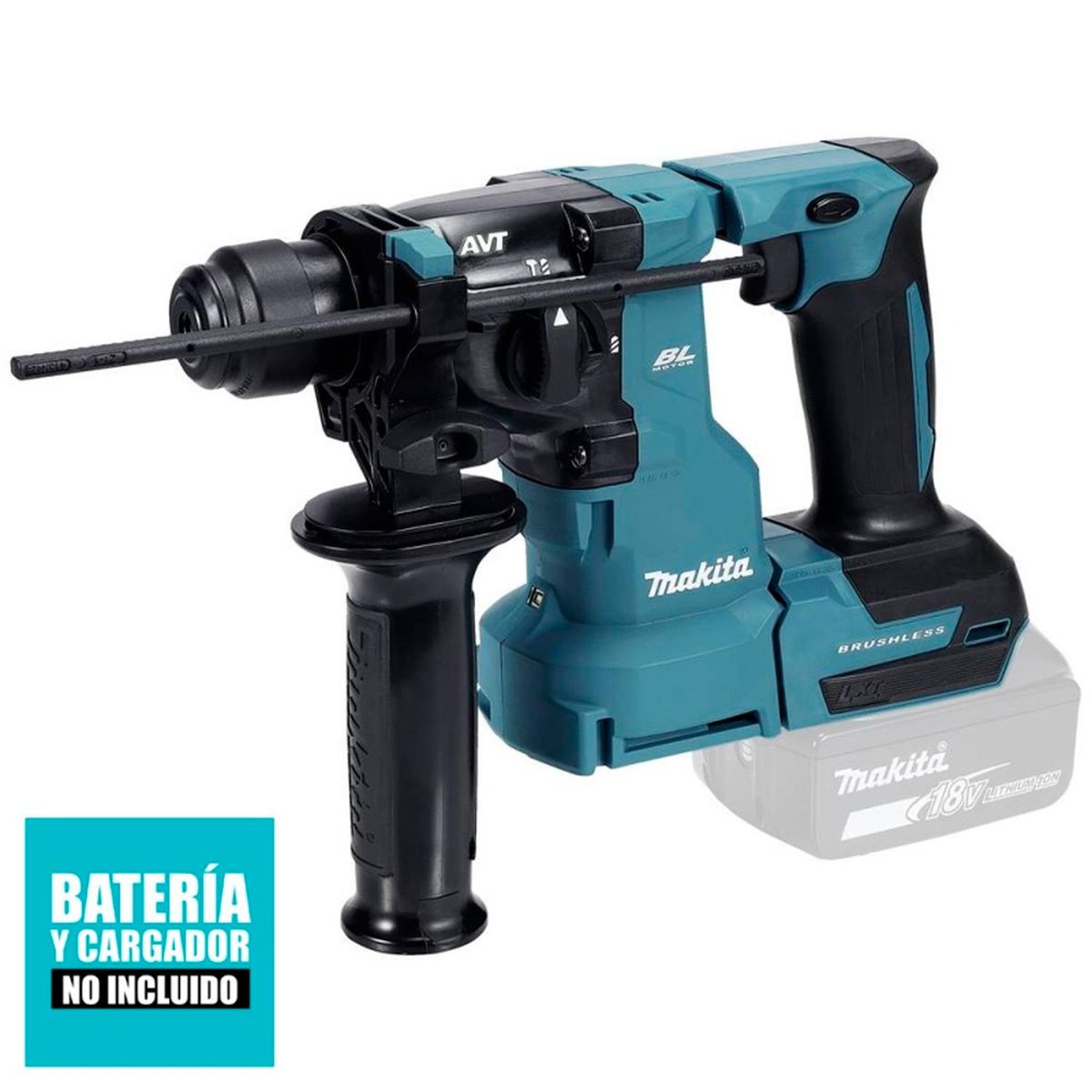MAKITA - Rotomartillo Makita SDS PLUS 18V BL DHR183Z