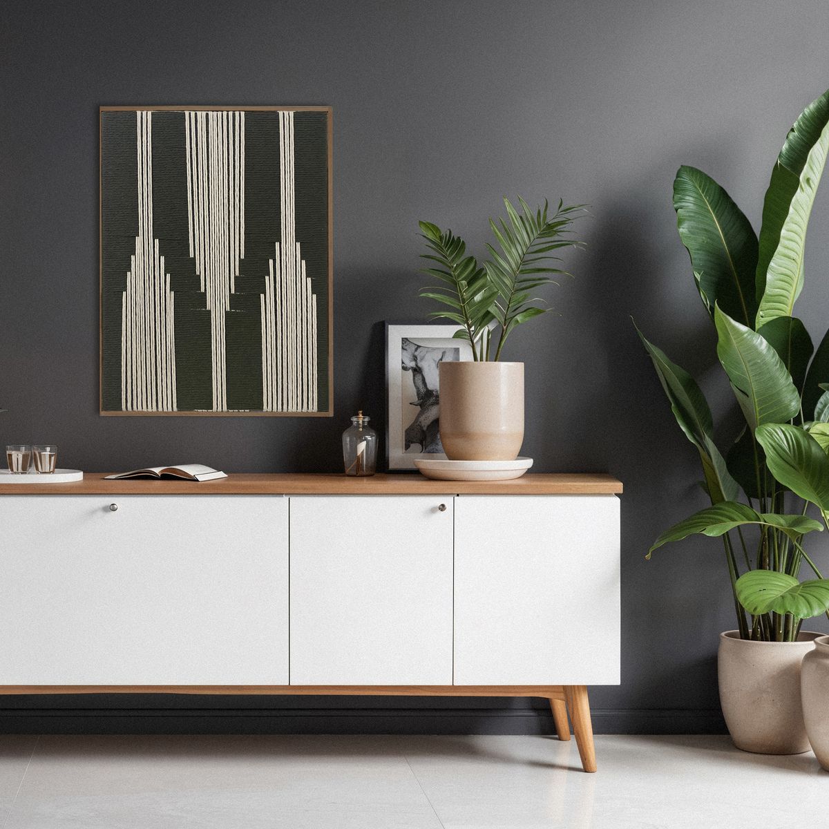 TEJICORP - Cuadro Greene - lienzo trenzado con hilos de algodón