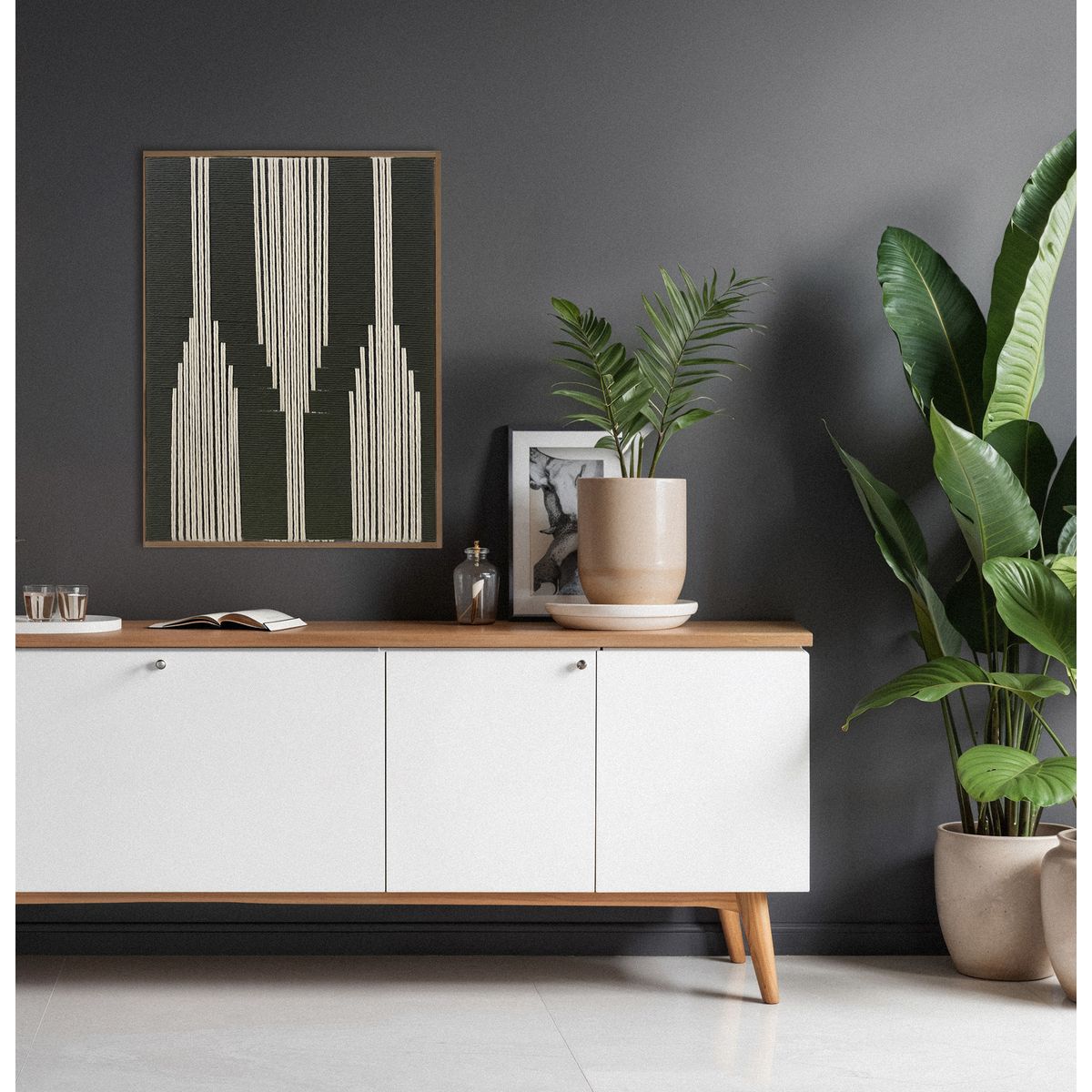 TEJICORP - Cuadro Greene - lienzo trenzado con hilos de algodón