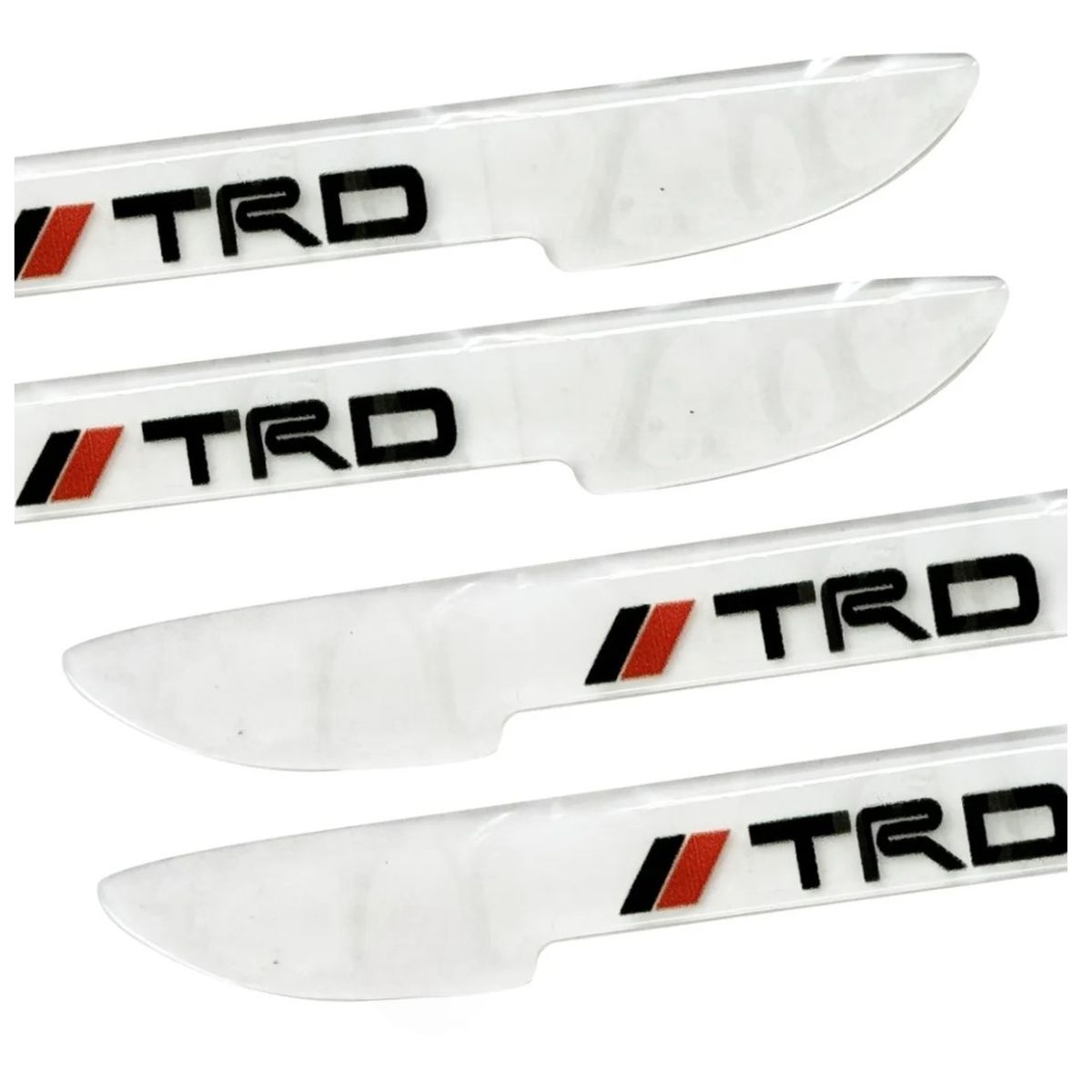 GENERICO - Protector de Puerta Reflectivo TRD 14.5 x 1.5 cm 4 Pcs