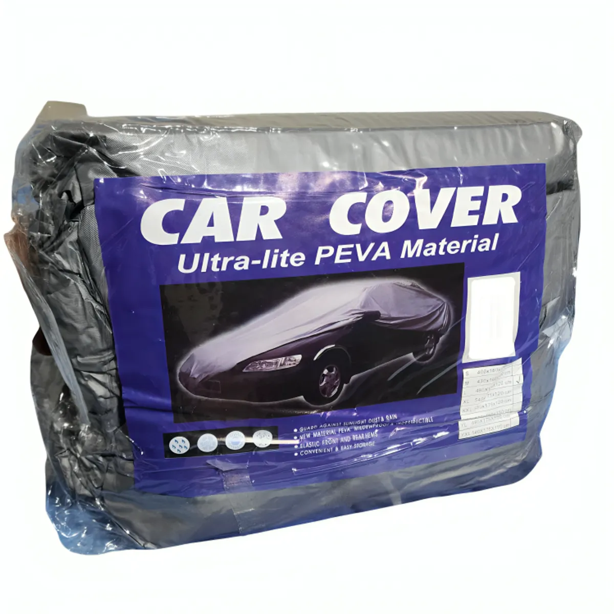 GENERICO - Cobertor De Auto Talla L 480x175x120 cm Antipolvo Sol Lluvia
