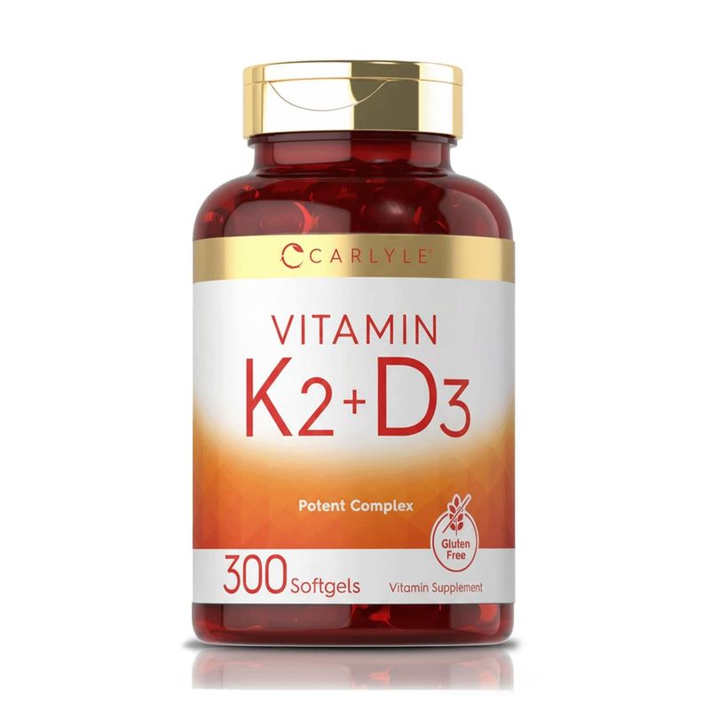 GENERICO - Vitamina K-2 con D-3 (300 Softgels) – Carlyle