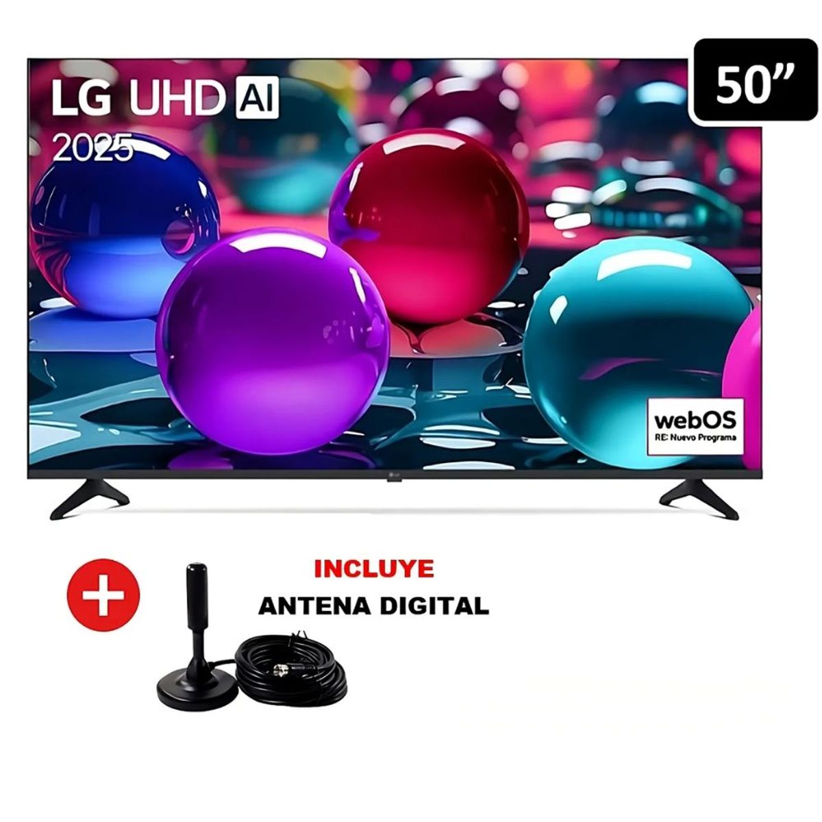 LG - Televisor LG Smart TV  50" UHD 4K 50UA7300 + Antena Digital