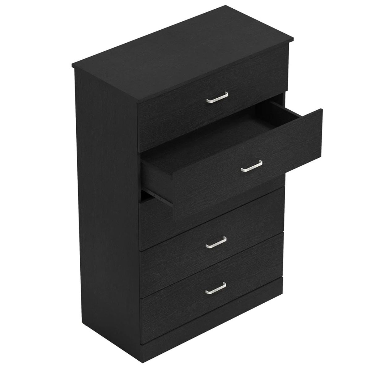 R&R MUEBLES - Cómoda Moderna Tapla Negro R&R MUEBLES