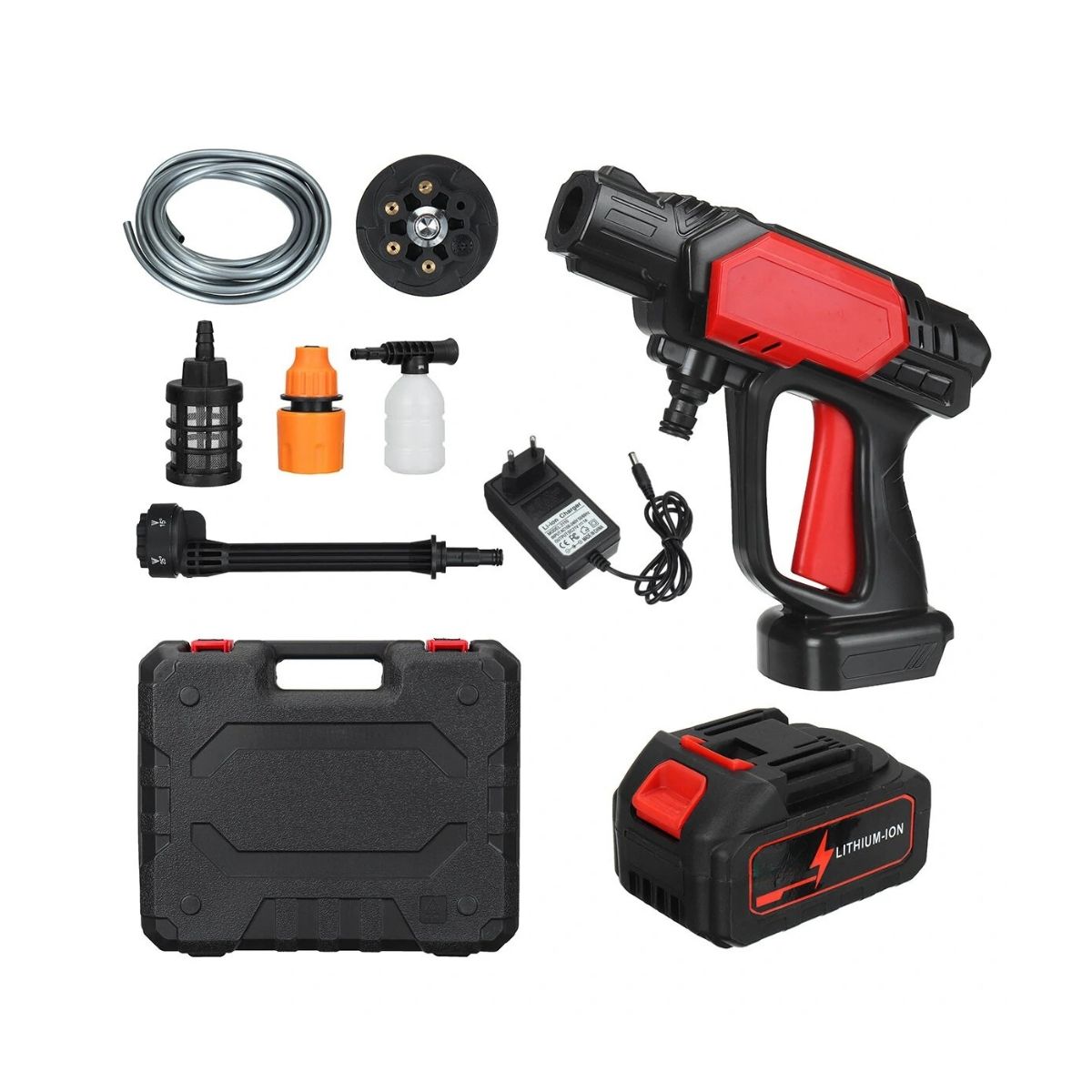 GENERICO - Hidrolavadora Inalámbrica Portátil Profesional 288V