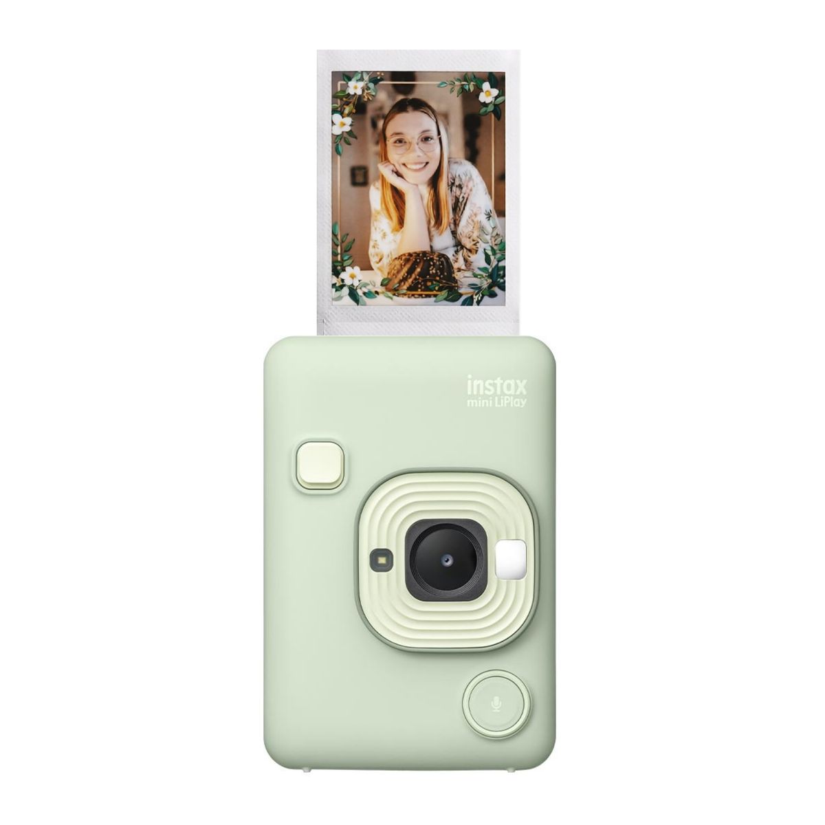 FUJIFILM - Cámara Fujifilm Híbrida Instax mini Liplay Matcha Green