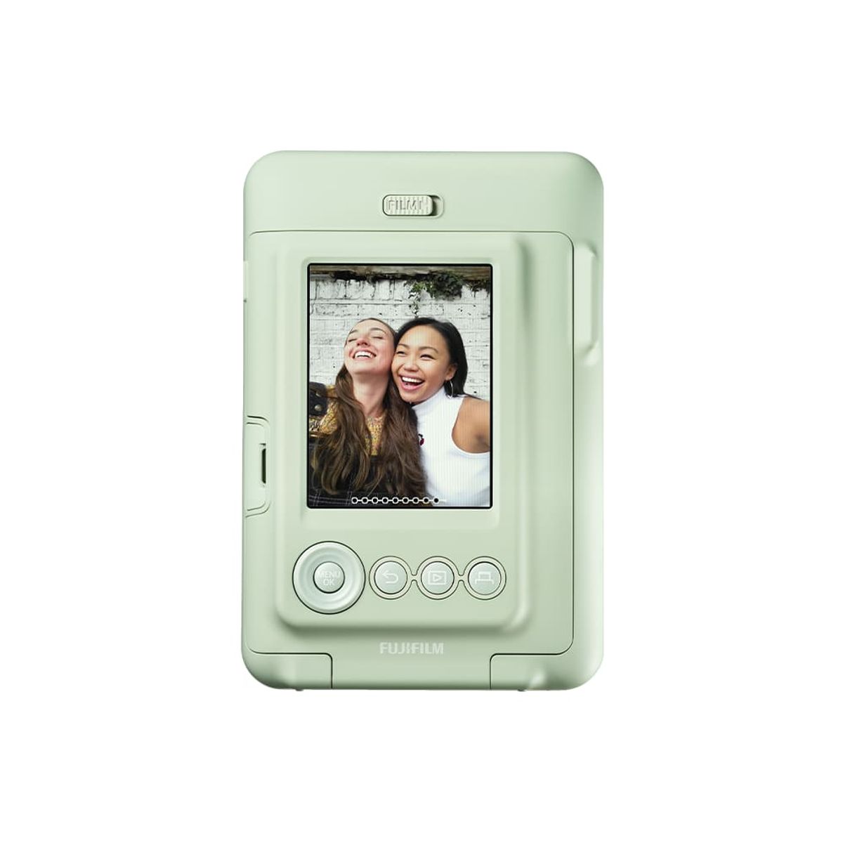 FUJIFILM - Cámara Fujifilm Híbrida Instax mini Liplay Matcha Green