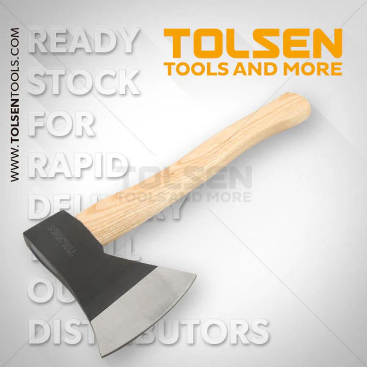 TOLSEN - HACHA 600G MANGO MADERA Tolsen - 25253