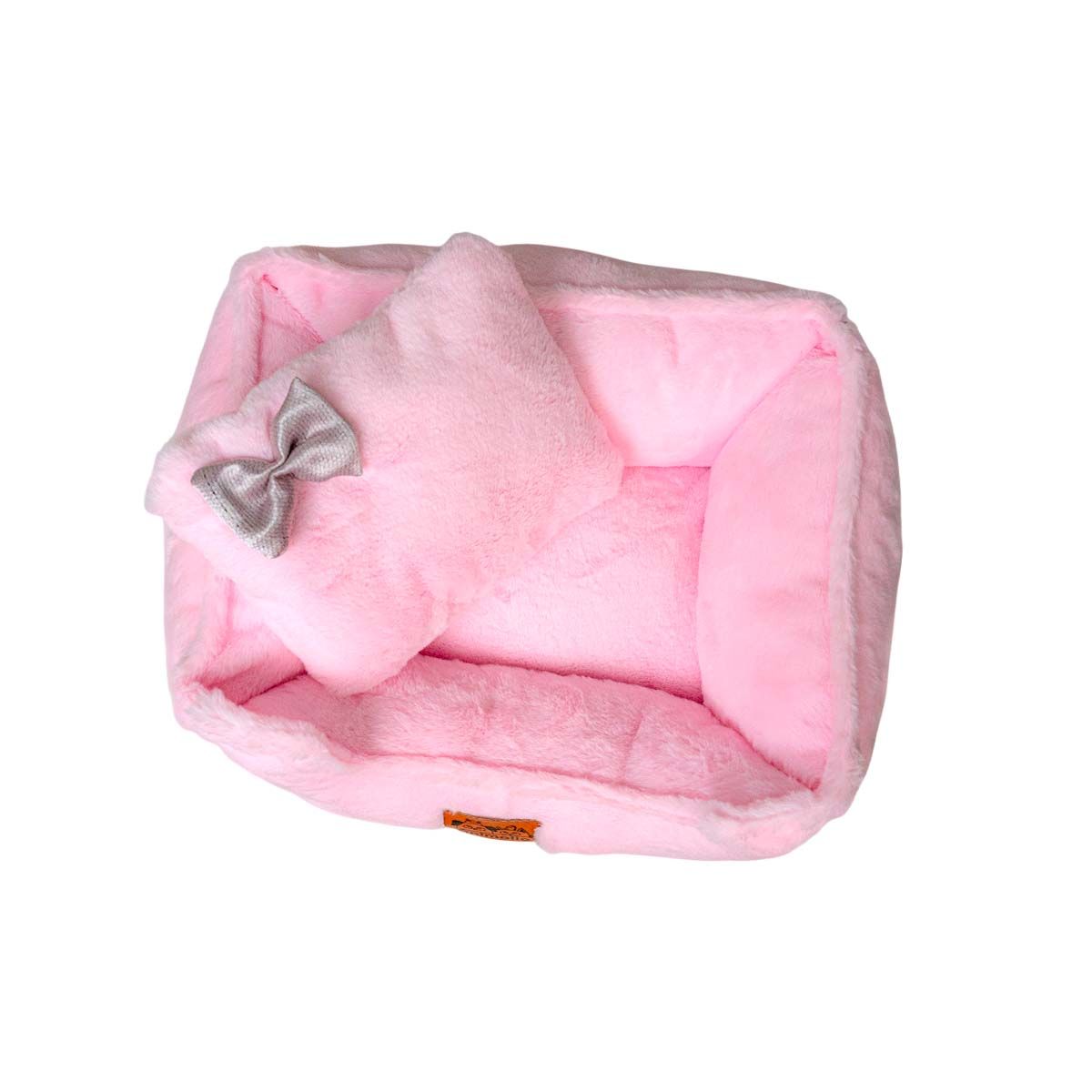 RYBIU IMPORT - Cama Comoda para Mascotas Lazo Rosa Y+Regalo Agendita