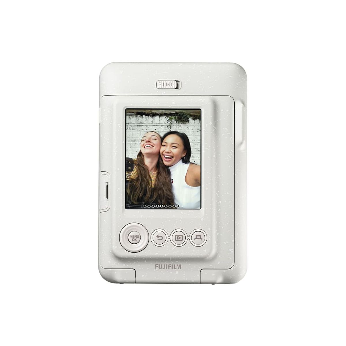 FUJIFILM - Camara Fujifilm Hibrida Instax mini Liplay Misty White
