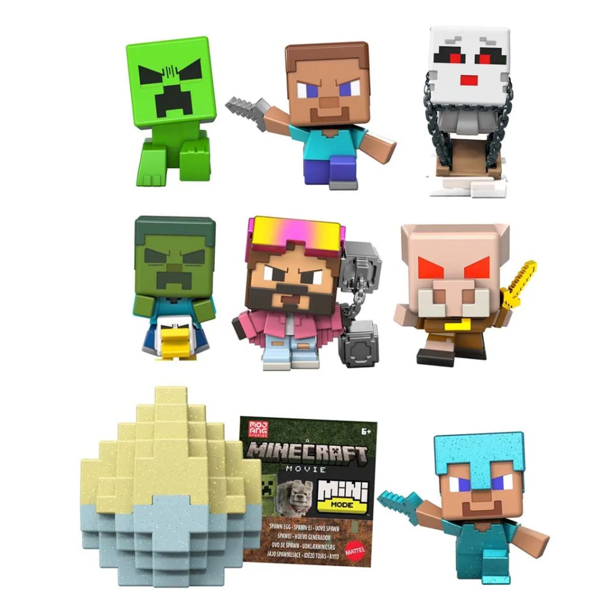 MINECRAFT - Minecraft Vanilla Figura de Acción Mini Huevo Enderman x1UND