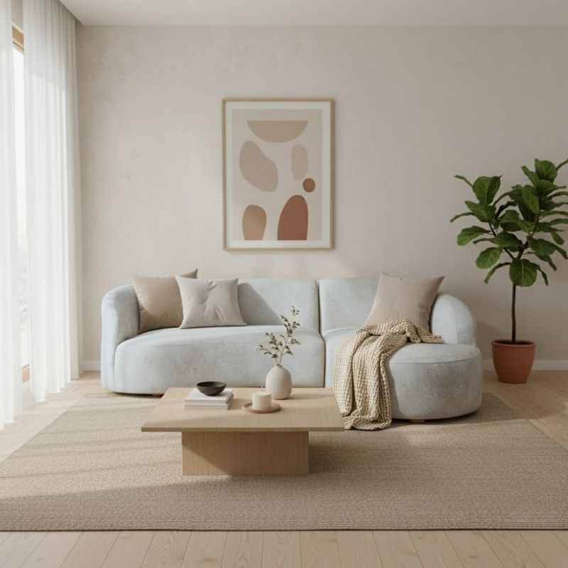 GENERICO - Sofa Seccional Curvo Hermes