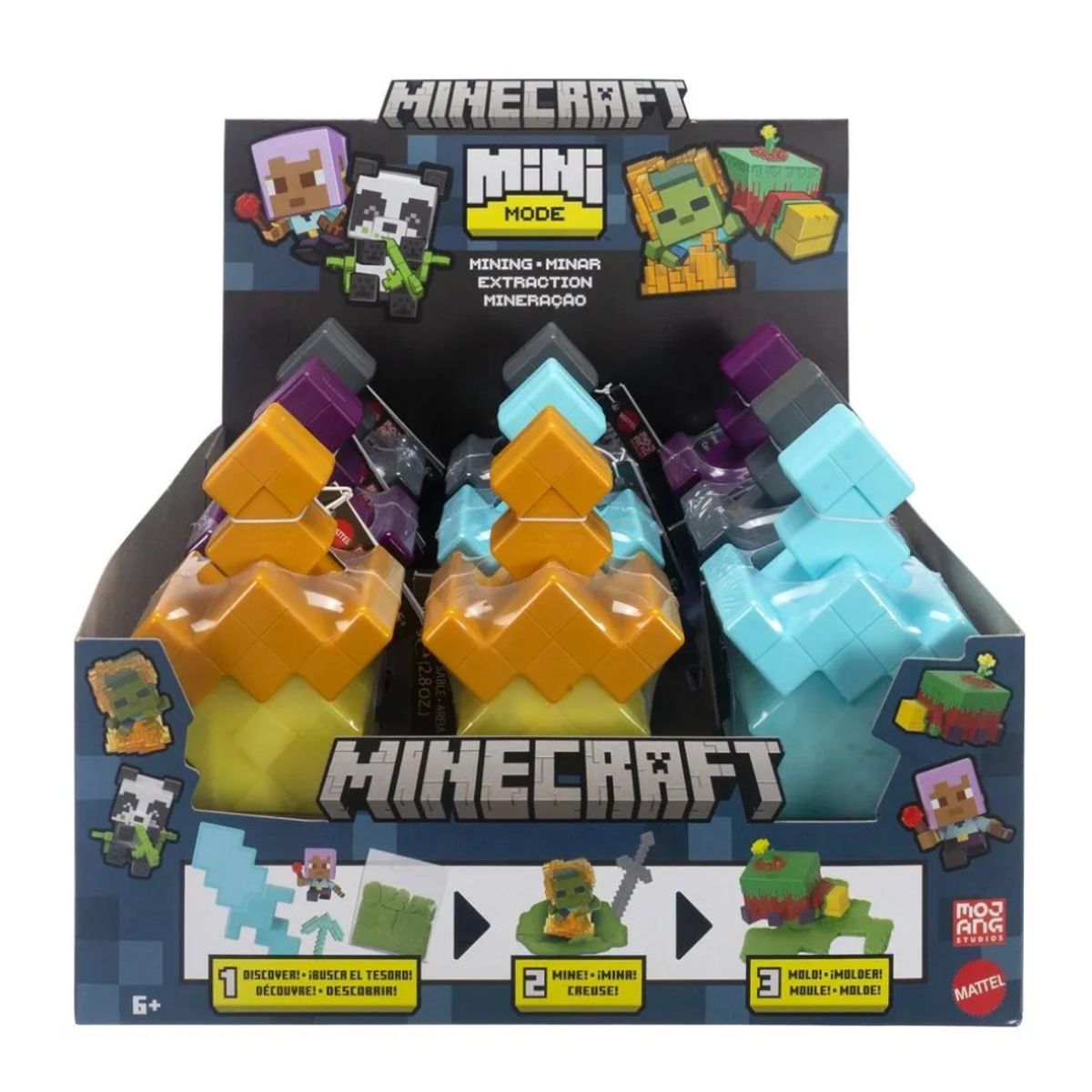 MINECRAFT - Minecraft Vanilla Figura de Acción Mini Mining x1UND