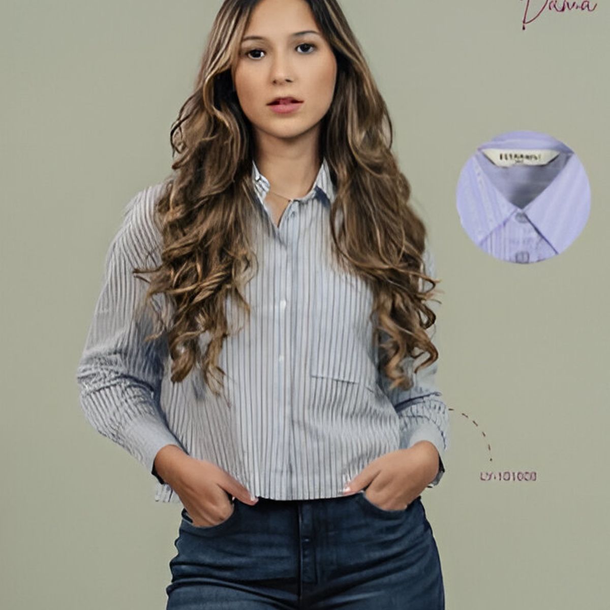 ESTIVANELI - Blusa Casual Dama Manga Larga Estivaneli