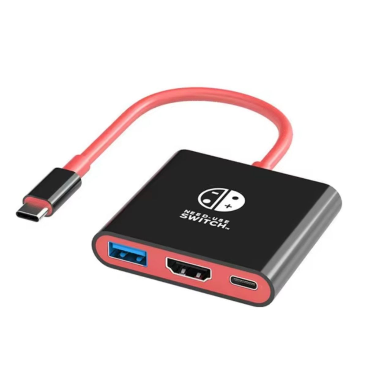 GENERICO - Adaptador Usb 3.1 Tipo C A Hdmi+ Usb 3.0 + Usb compatible Switch