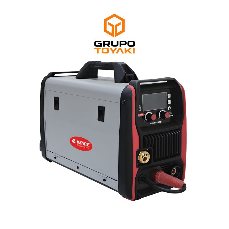 KENDE - SOLDADORA MULTIPROCESO INVERTER MMA / TIG / MIG 160 A 220 V KENDE - MULTI-MIG-250H PROFESIONAL