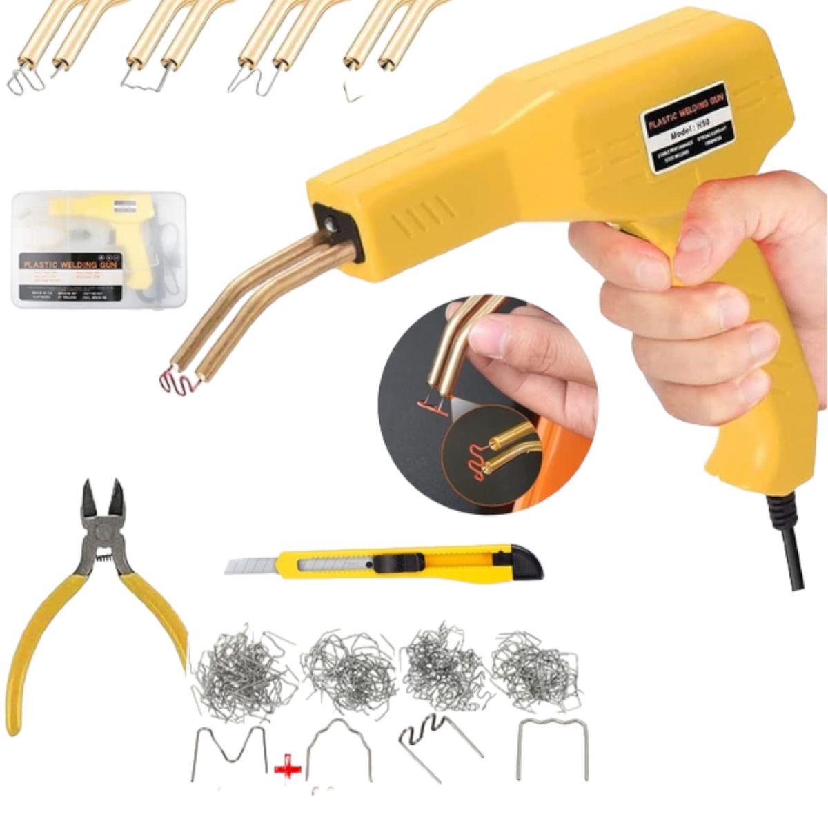 OEM - Grapadora De Calor De Pistola De Soldadura Soldar Plastico