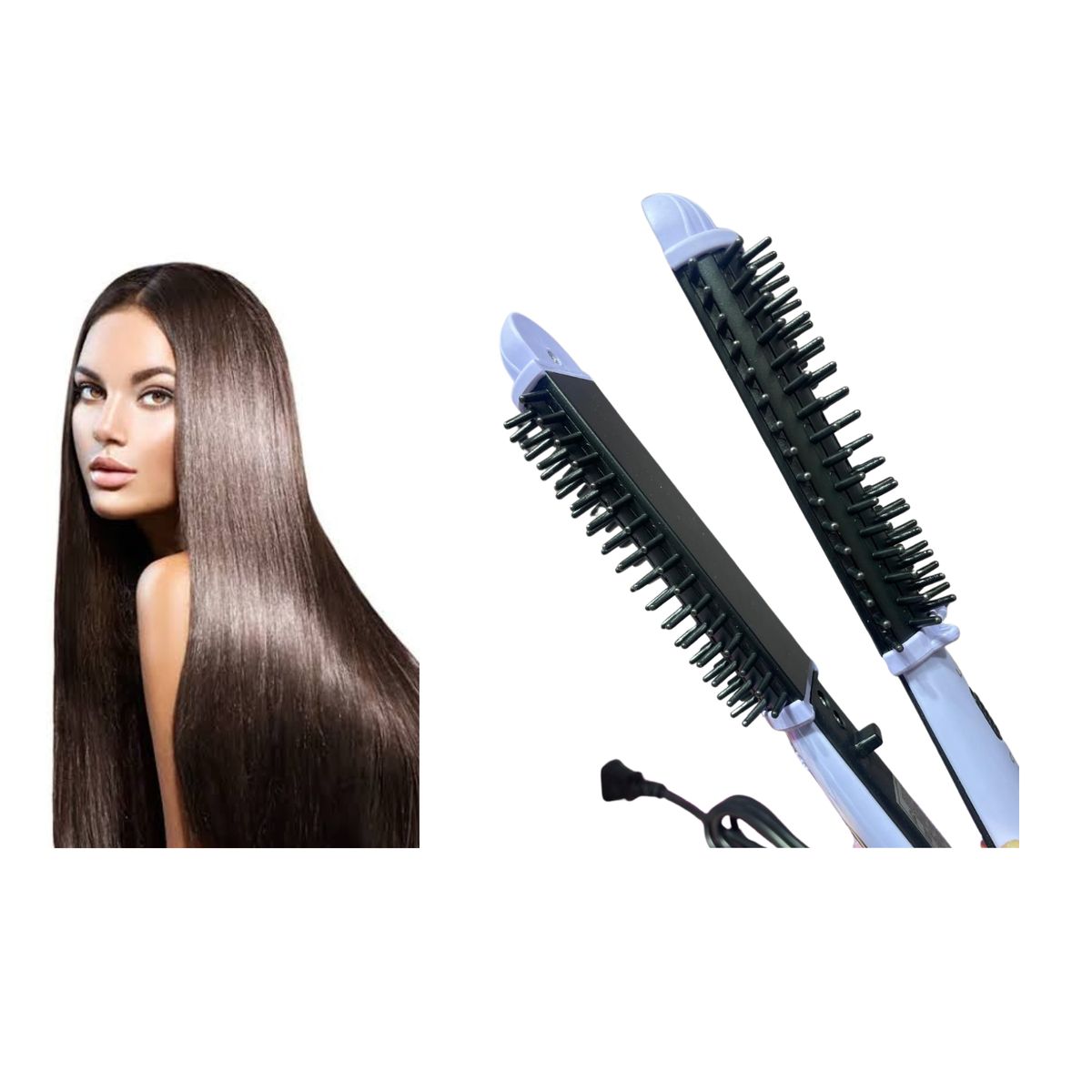 GENERICO - Cepillo Planchador Peine Multifuncional