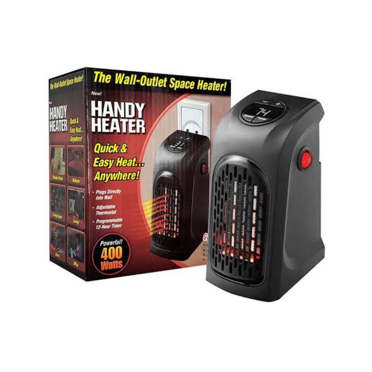 GENERICO - Calefactor Eléctrico Portátil de Pared