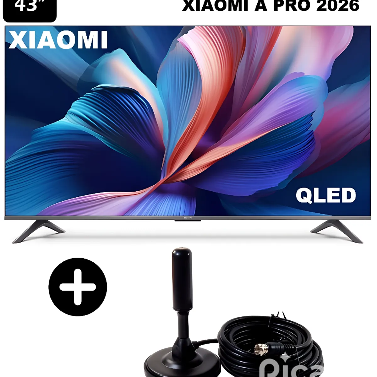 XIAOMI - Televisor Xiaomi Smart TV A Pro 43" QLED 4K Ultra HD 2026