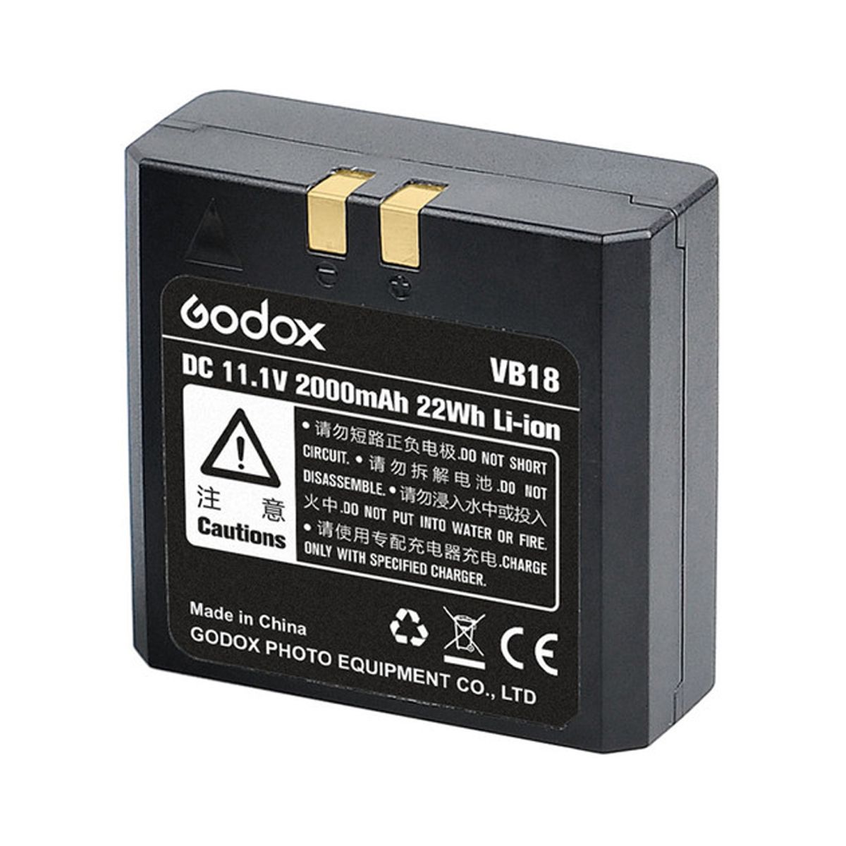 GODOX - Bateria Godox VB18 Para Flash V860 II