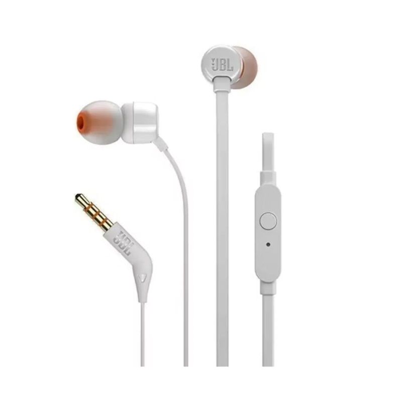 JBL - AUDIFONOS JBL T110 CMICRO 35MM BLANCO