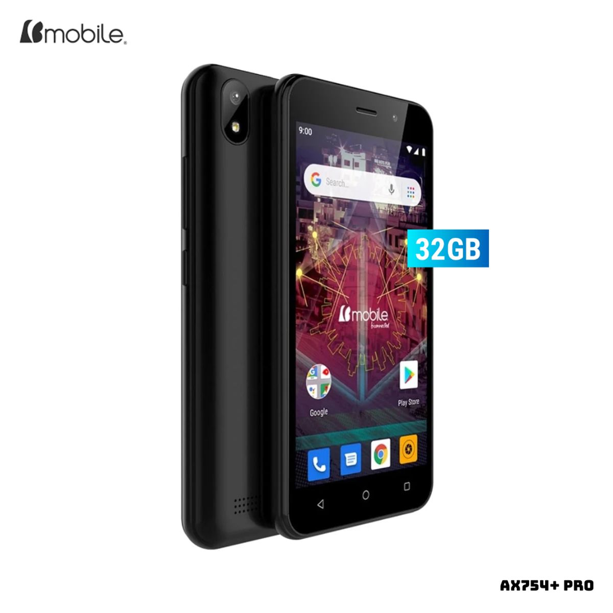 BMOBILE - CELULAR BMOBILE AX754+ PRO 1GB RAM 32GB ROM - NEGRO