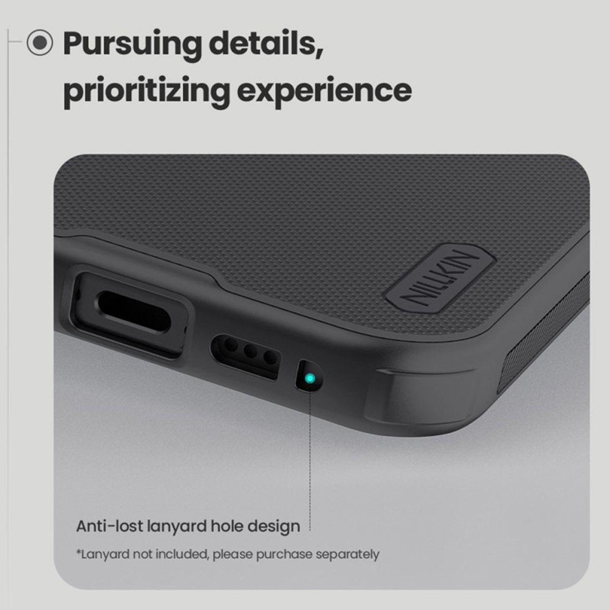 NILLKIN - Funda Nillkin Super Frosted Shield Pro para iPhone 17  - Negro