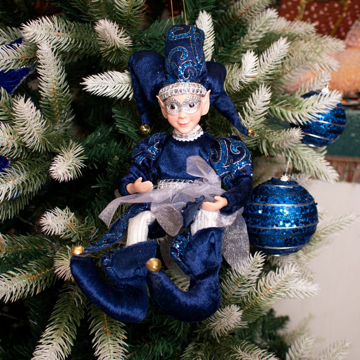 PANADECOR - Duende Decorativo Azul 45CM PVC