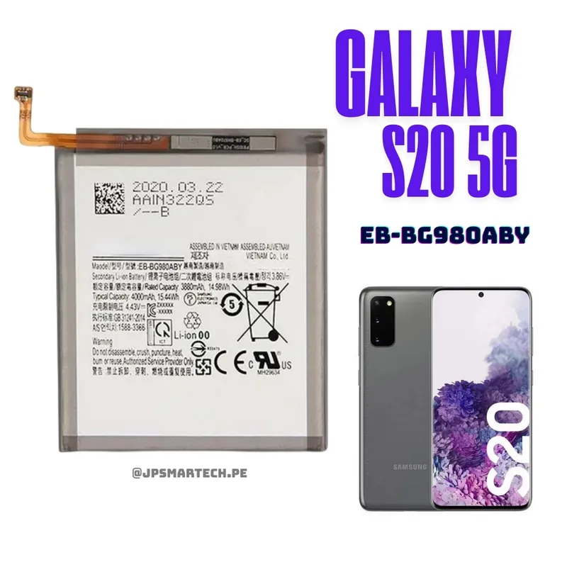 OEM - BATERIA SAMSUNG S20 5G TORIGINAL-SM NUEVO