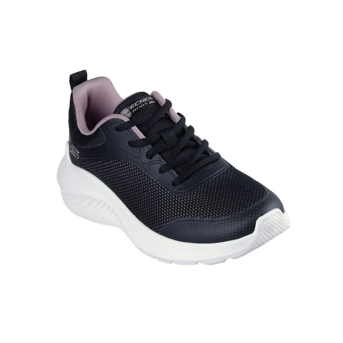 SKECHERS - ZAPATILLA SKECHERS BOBS SQUAD WAVES 117681-BLK MUJER