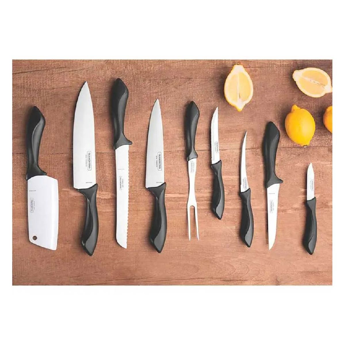 TRAMONTINA - Juego de Cuchillos TRAMONTINA Ace Inox 9PZ