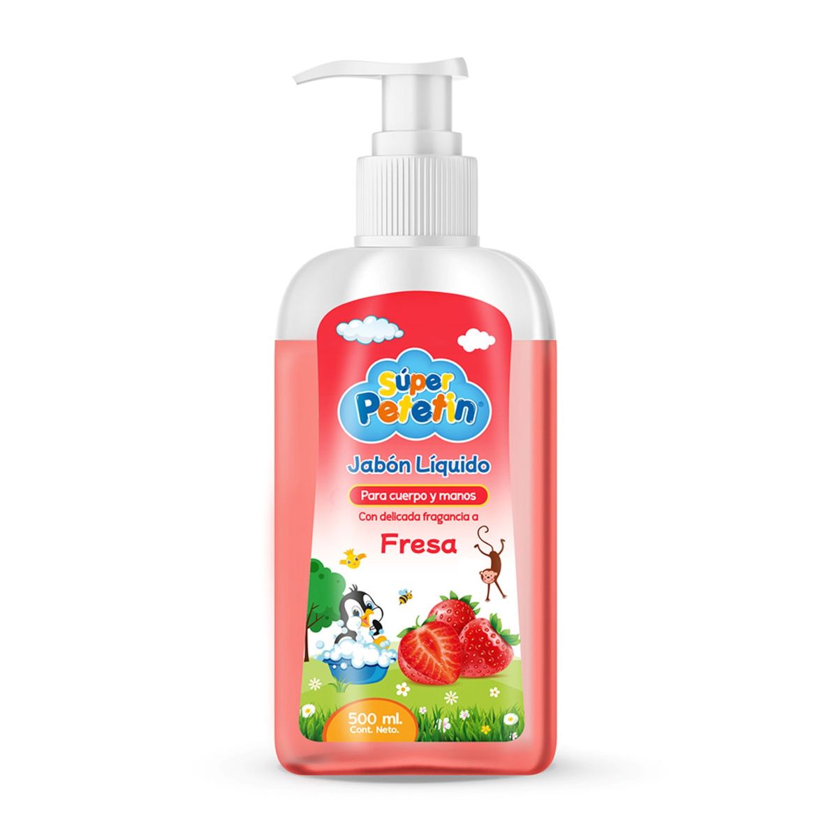 GENERICO - 3 Jabón Liquido Antibacterial Petetin 500 ml